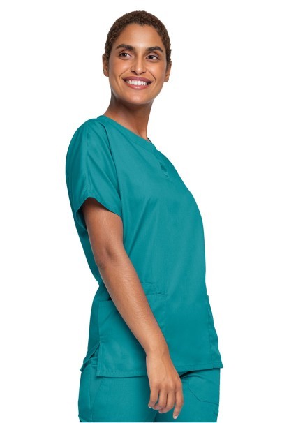 Bluza medyczna damska Cherokee Originals V-neck Top morski błękit-3