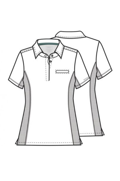 Bluza/koszulka medyczna damska Cherokee Revolution Active Polo szara-7