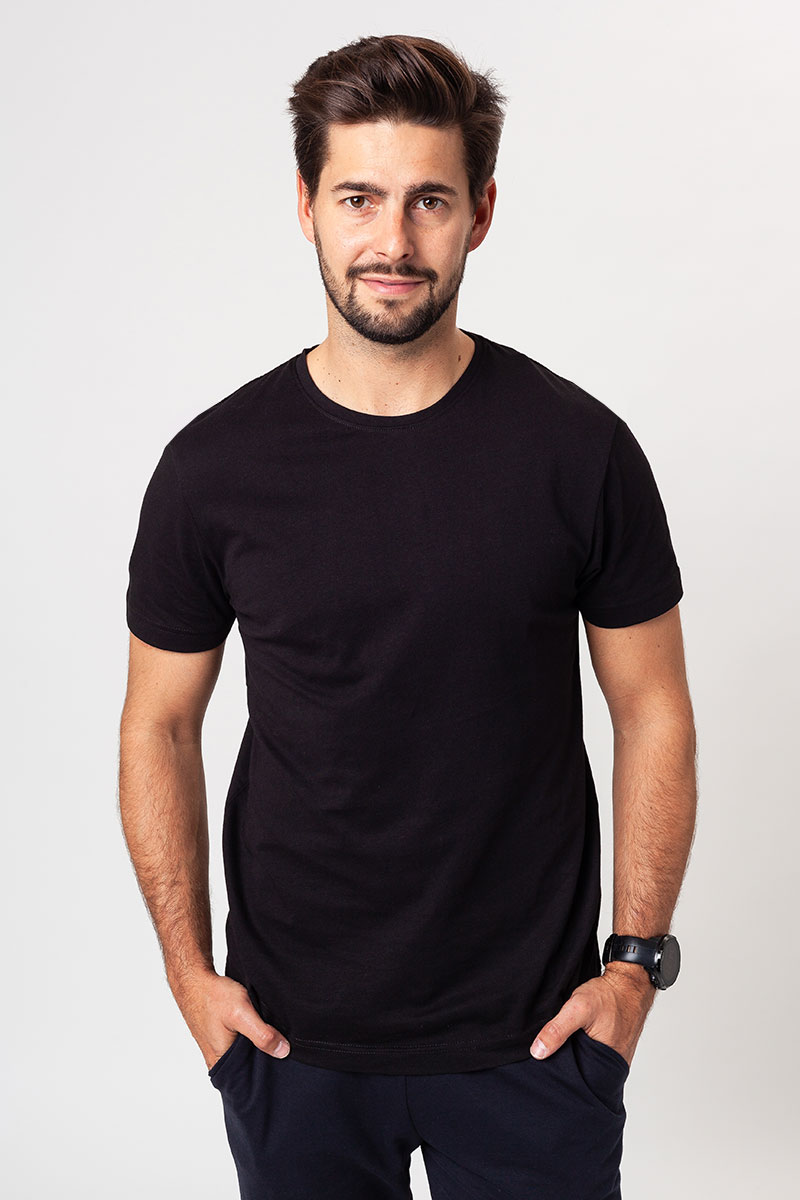 Koszulka męska Malfini Origin (standard GOTS - bawełna organiczna) czarna
