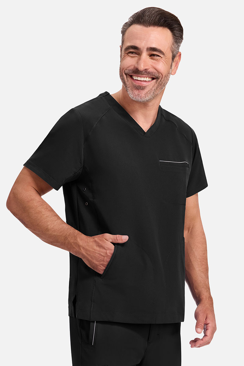 Bluza medyczna męska Healing Hands Steven czarna