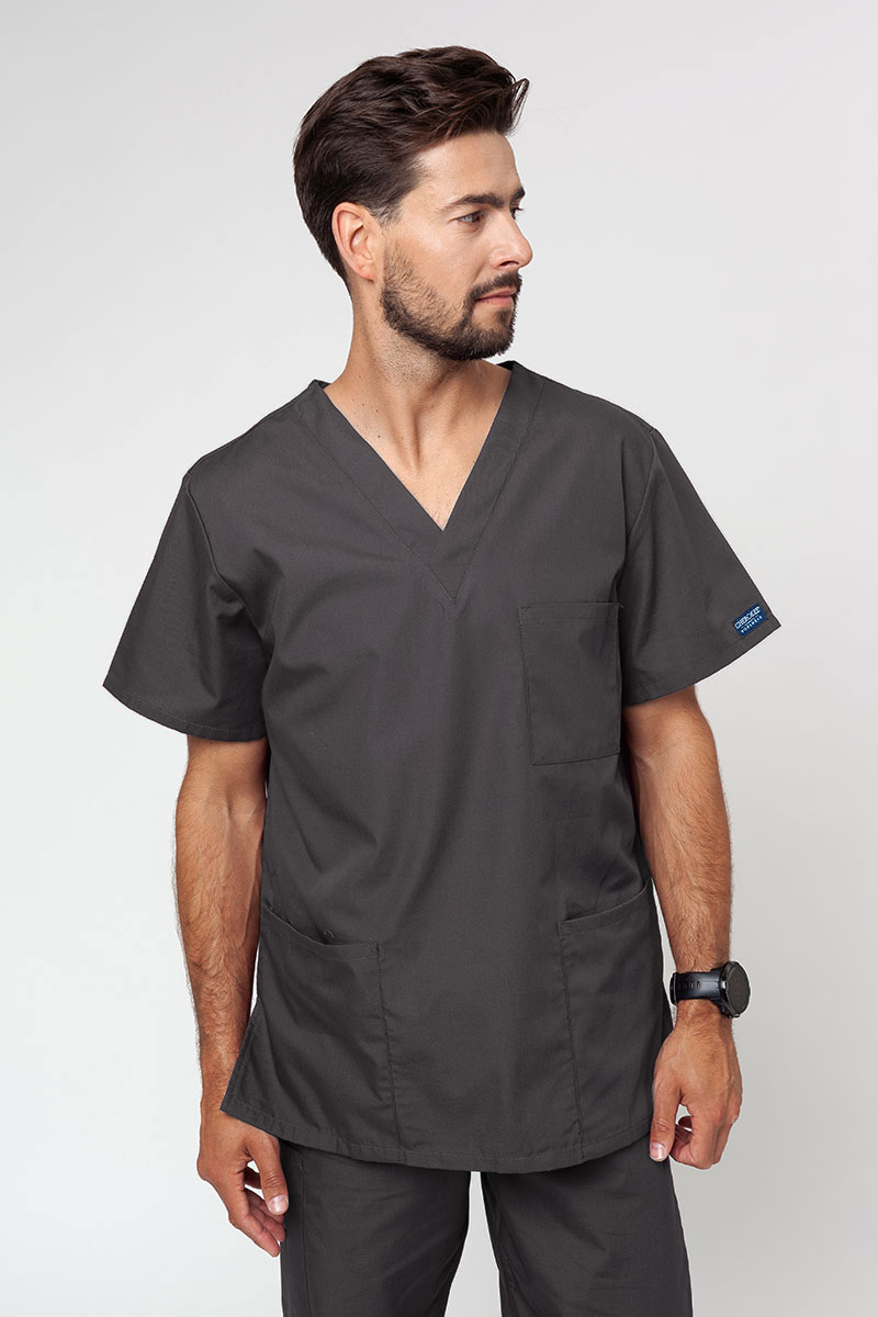 Bluza medyczna męska Cherokee Originals V-neck szara