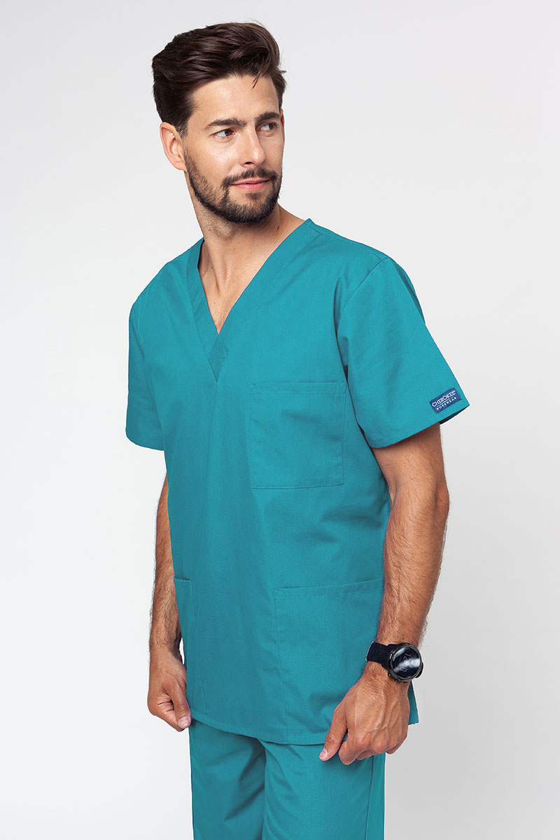 Bluza medyczna męska Cherokee Originals V-neck morski błękit