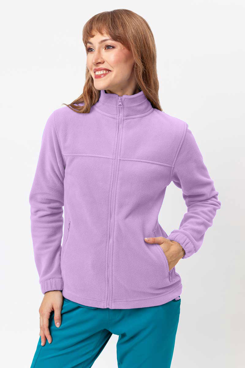Bluza polarowa damska Rimeck Fleece Jacket liliowa