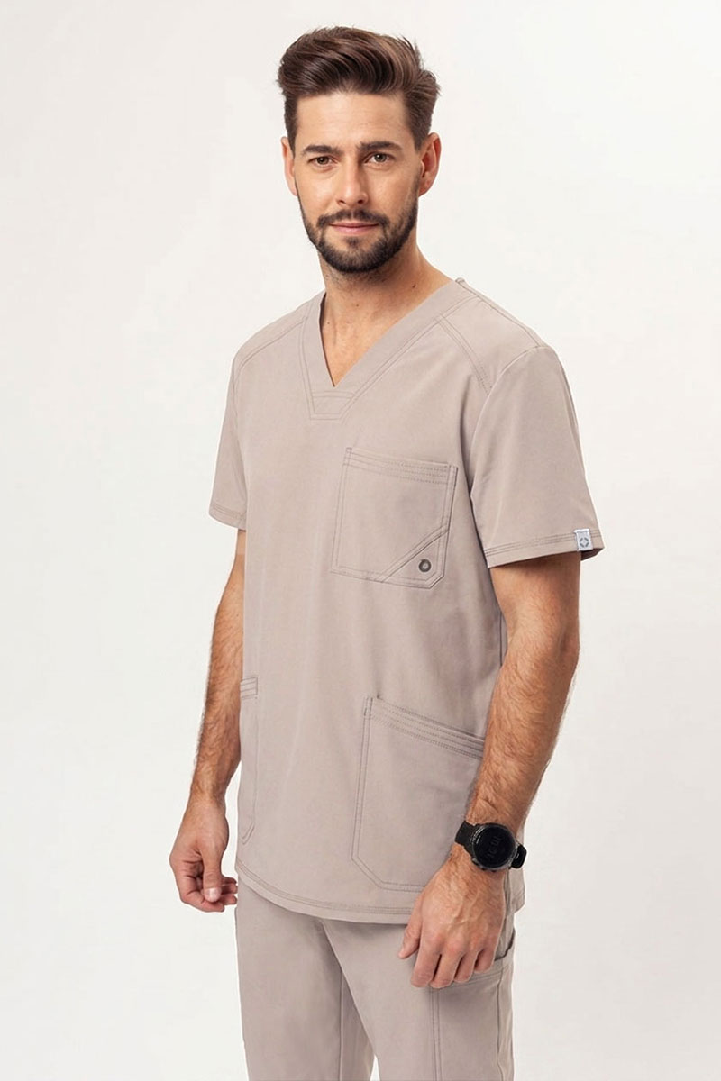 Bluza medyczna męska Cherokee Infinity V-neck Men beżowa