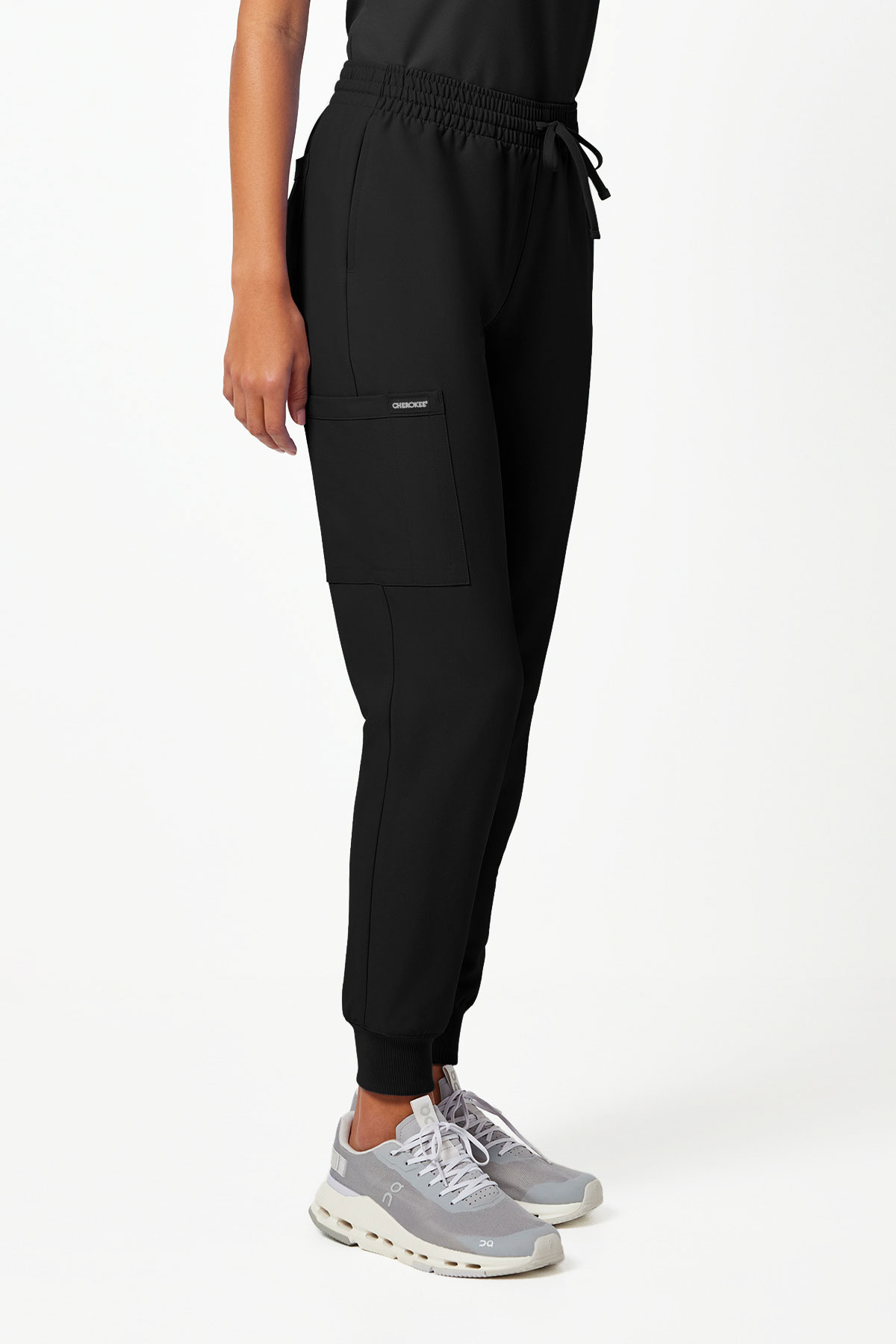 Spodnie medyczne damskie Cherokee Originals Ultra jogger czarne