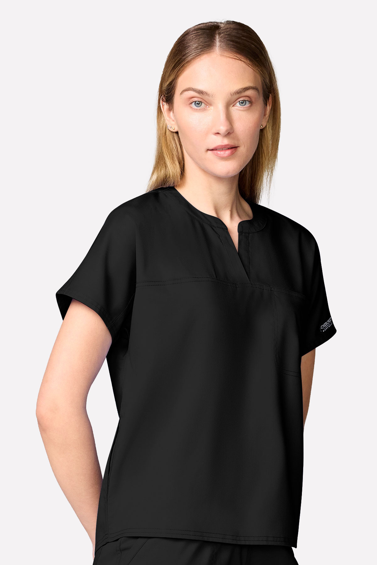 Bluza medyczna damska Cherokee Revolution Mandarin Collar czarna