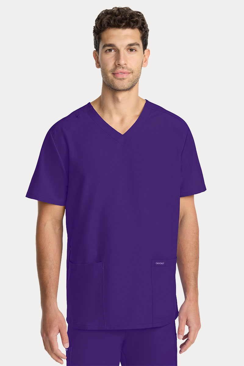 Bluza medyczna męska Cherokee Ultra V-neck Men fioletowa