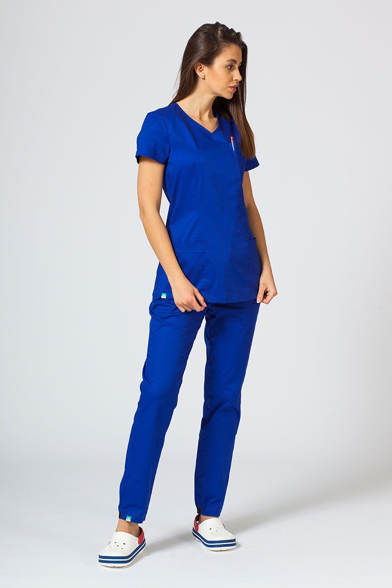 Komplet medyczny damski Sunrise Uniforms Active II (bluza Fit, spodnie Loose) granatowy
