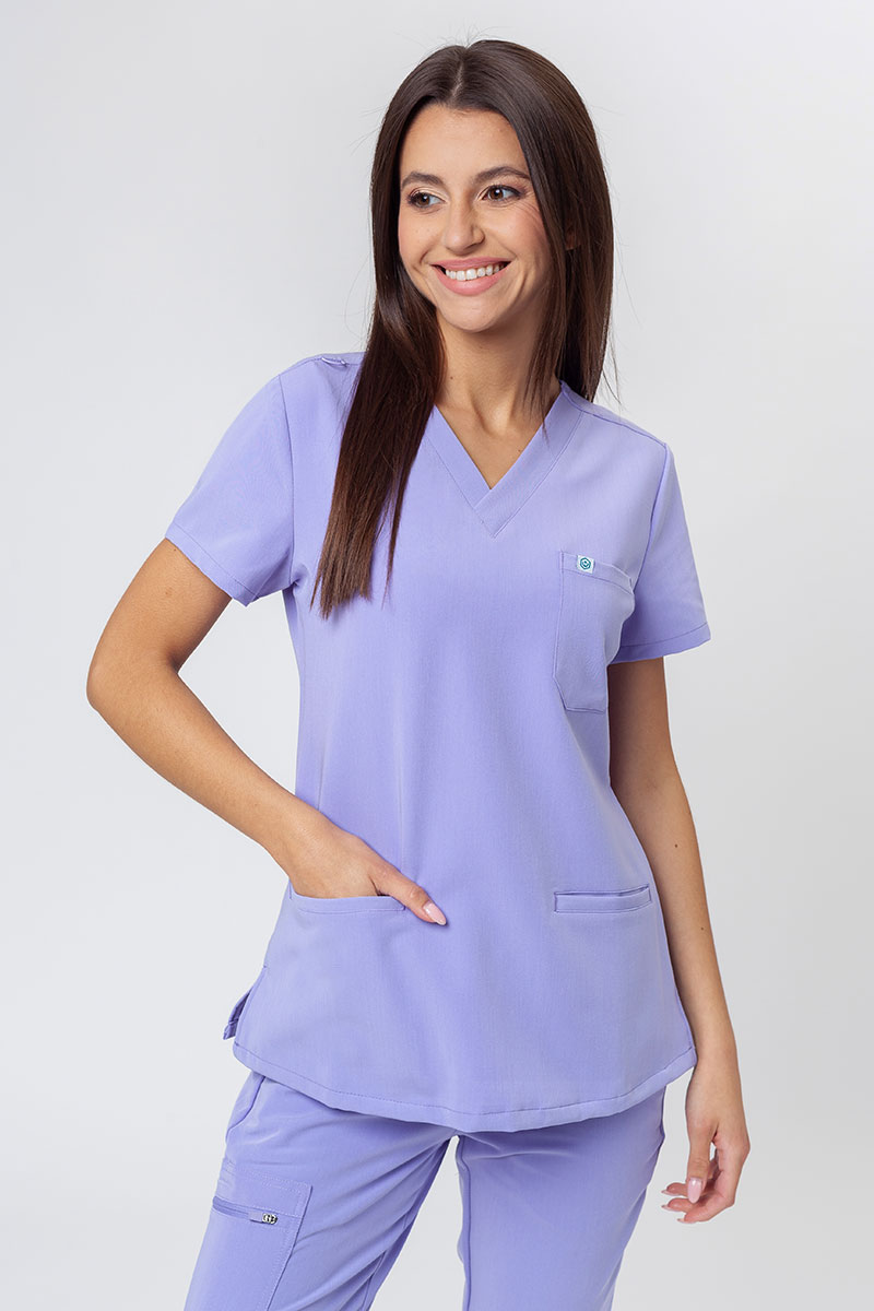 Bluza medyczna damska Uniforms World 518GTK™ Phillip On-Shift lawendowa