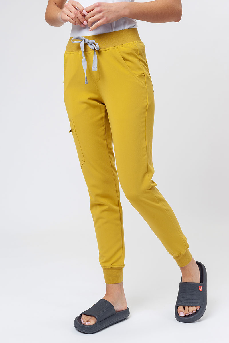 Spodnie medyczne damskie Uniforms World 518GTK™ Avant Phillip żółte