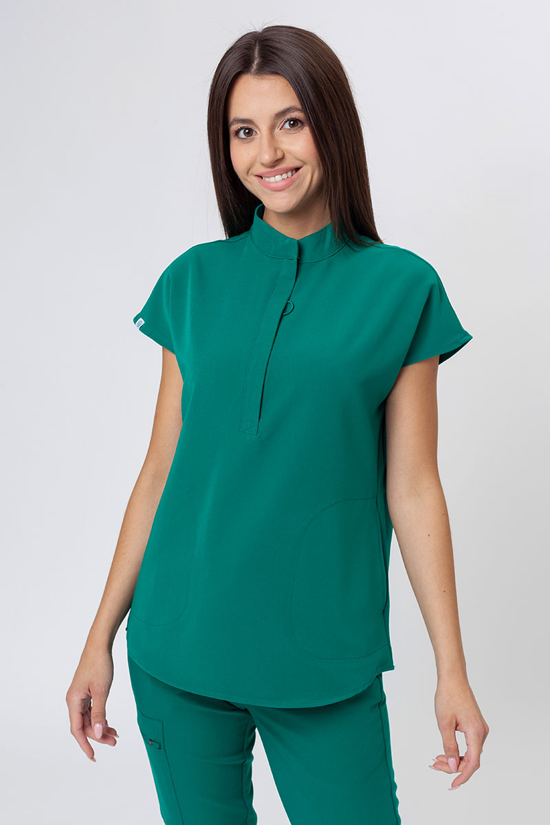 Bluza medyczna damska Uniforms World 518GTK™ Avant On-Shift zielona