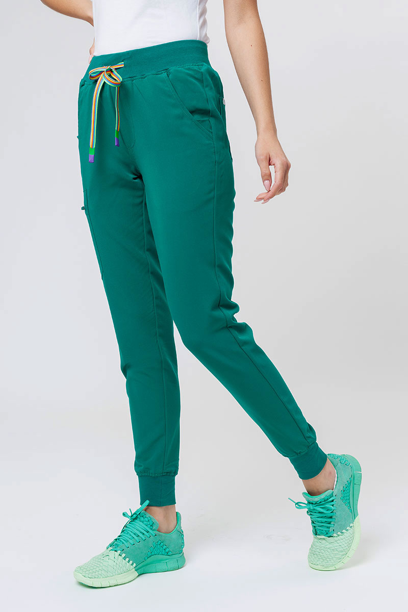 Spodnie medyczne damskie Uniforms World 518GTK™ Avant Phillip On-Shift zielone