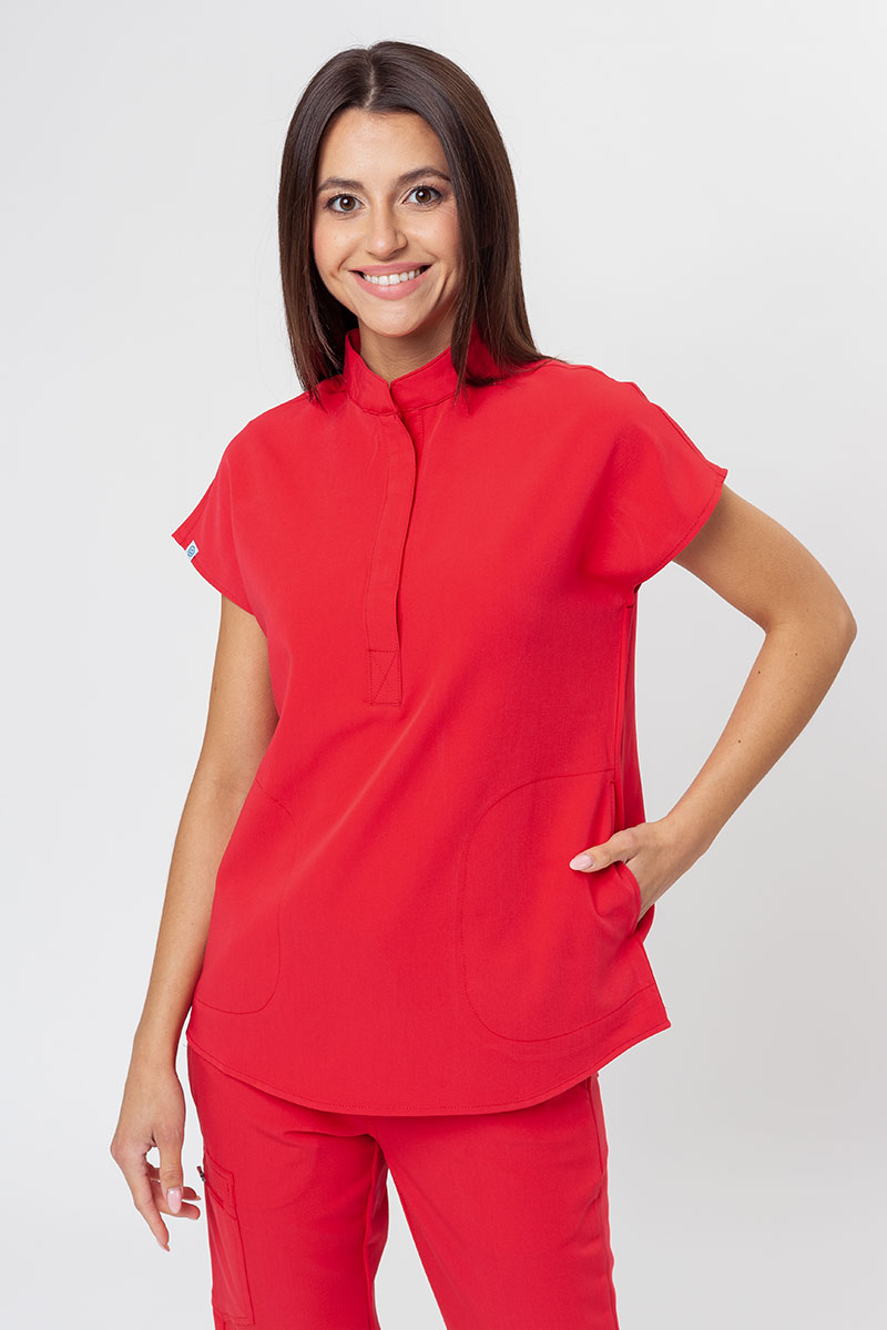 Bluza medyczna damska Uniforms World 518GTK™ Avant czerwona