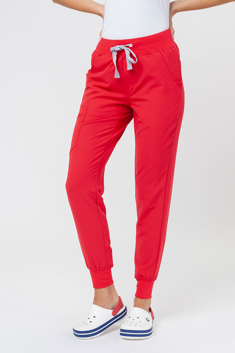 Spodnie medyczne damskie Uniforms World 518GTK™ Avant Phillip czerwone