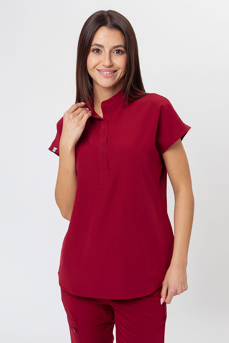 Bluza medyczna damska Uniforms World 518GTK™ Avant burgundowa