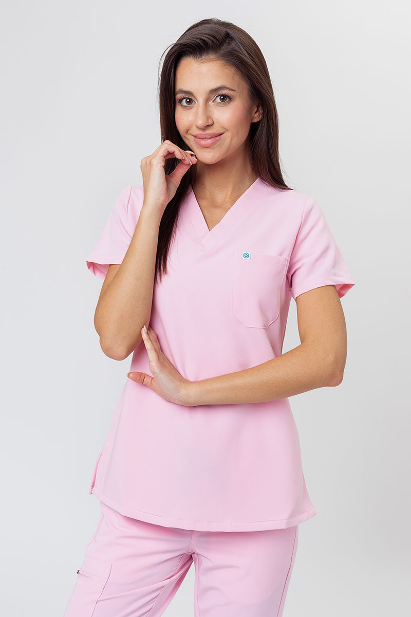 Bluza medyczna damska Uniforms World 518GTK™ Phillip różowa