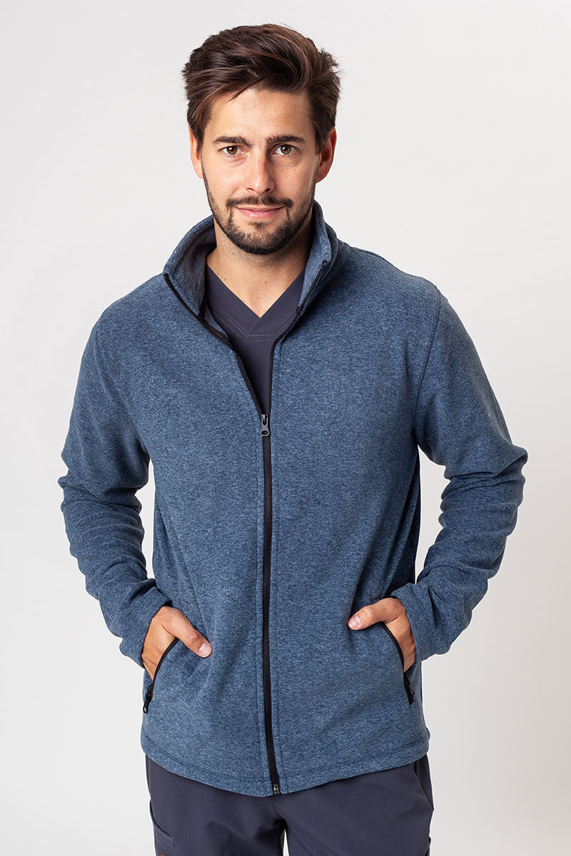 Bluza polarowa męska Malfini Shift (standard GRS) granat denim