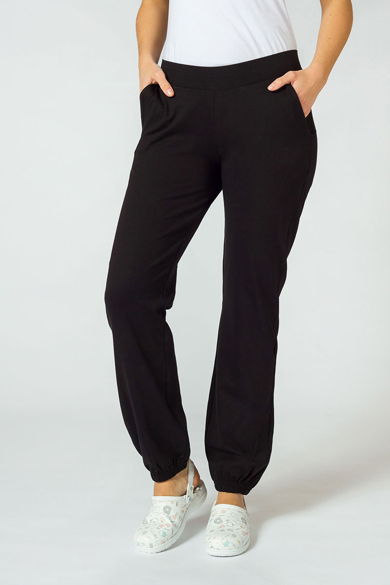Spodnie damskie dresowe Malfini Leisure czarne