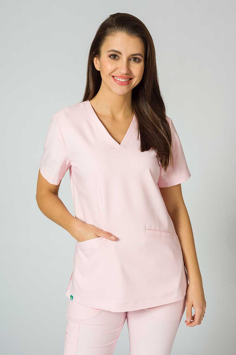 Bluza medyczna Sunrise Uniforms Premium Joy pastelowy róż