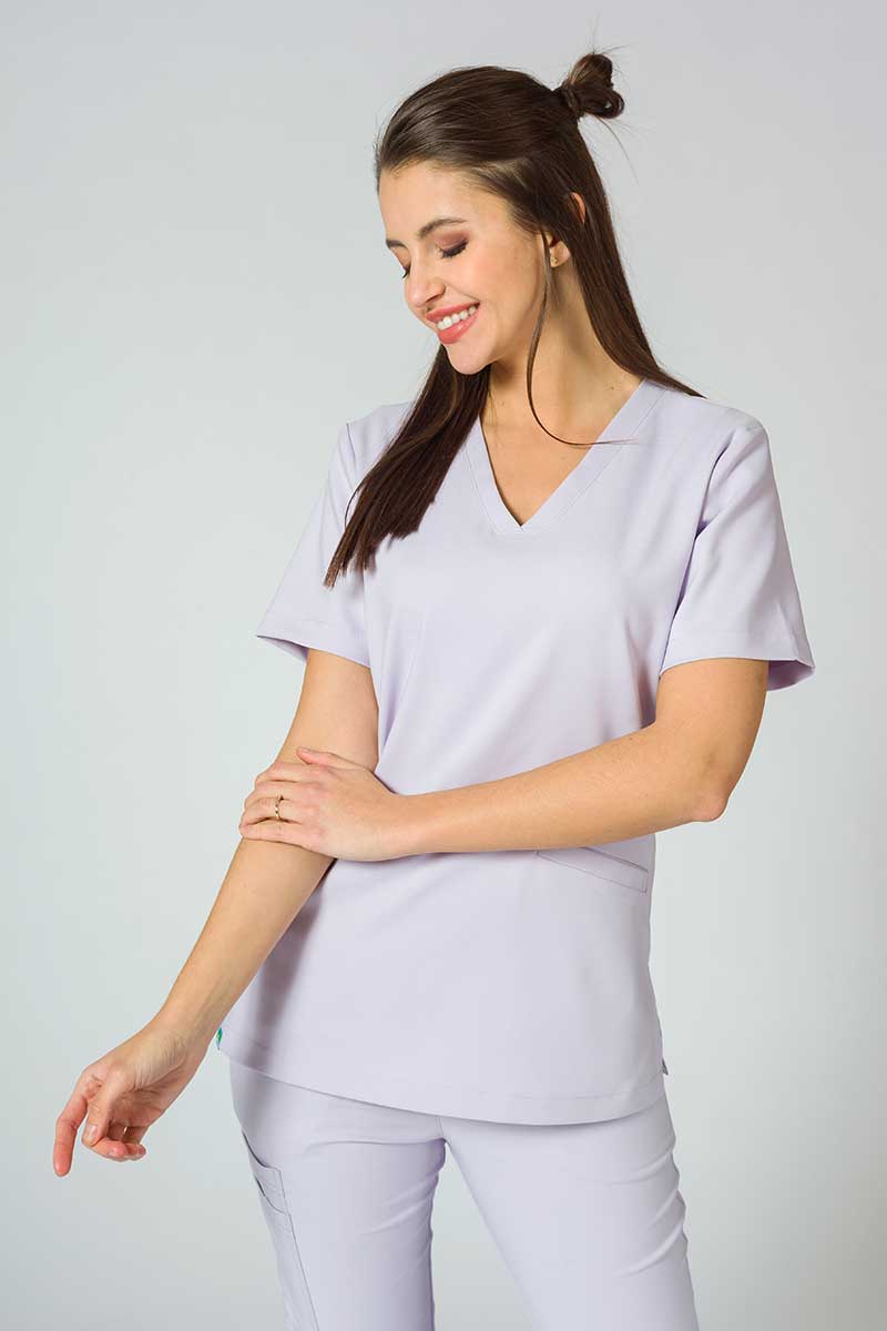 Bluza medyczna damska Sunrise Uniforms Premium Joy lawendowa