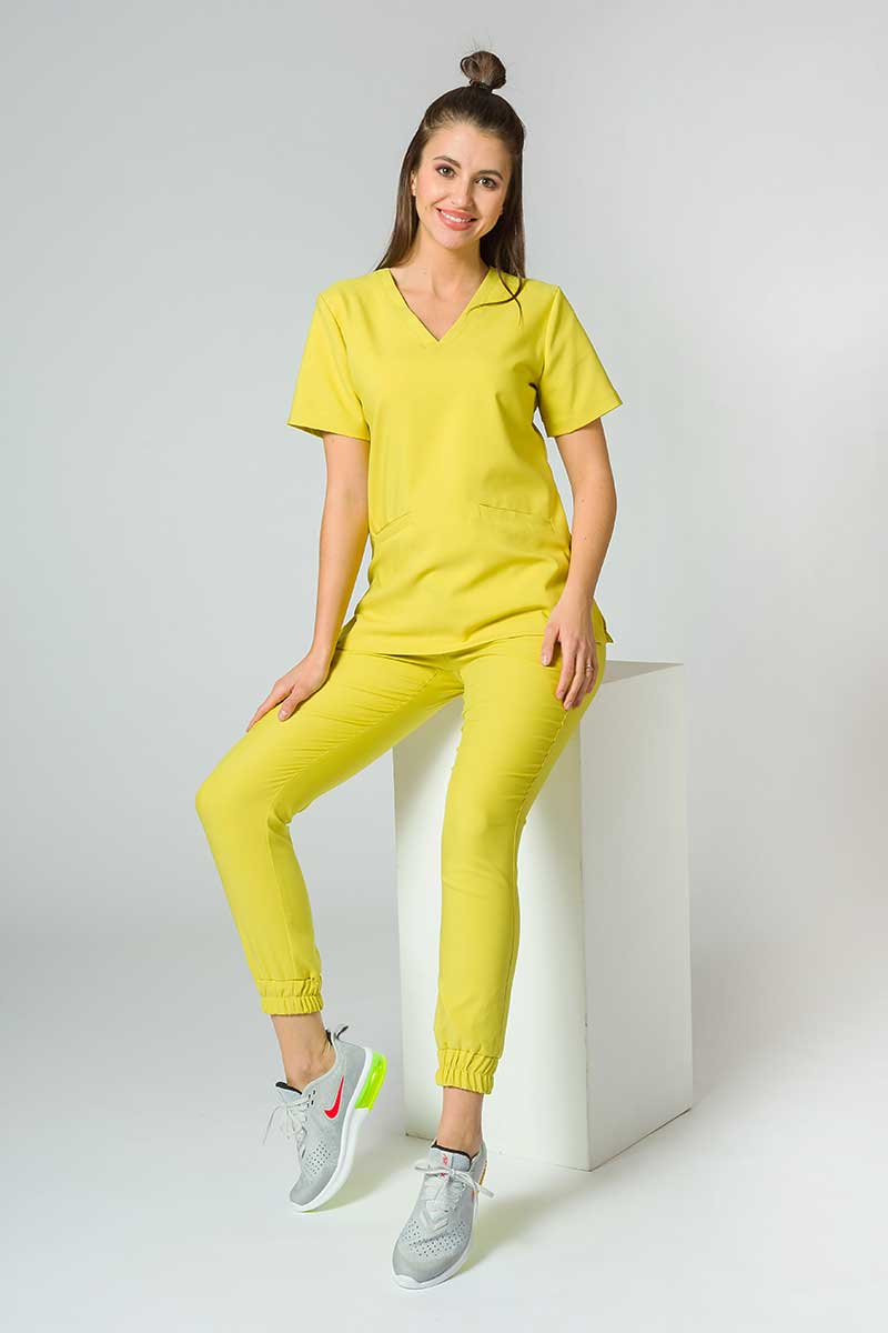Komplet medyczny Sunrise Uniforms Premium (bluza Joy, spodnie Chill) żółty