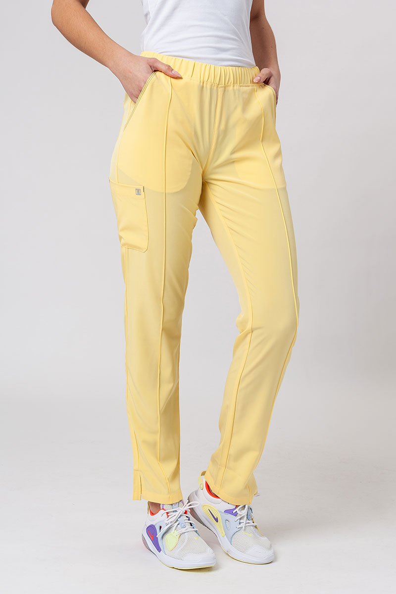Spodnie damskie Maevn Matrix Impulse Stylish żółte