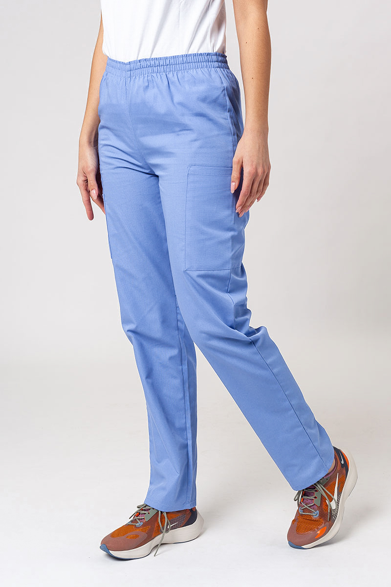 Spodnie medyczne damskie Cherokee Originals Natural Rise klasyczny błękit
