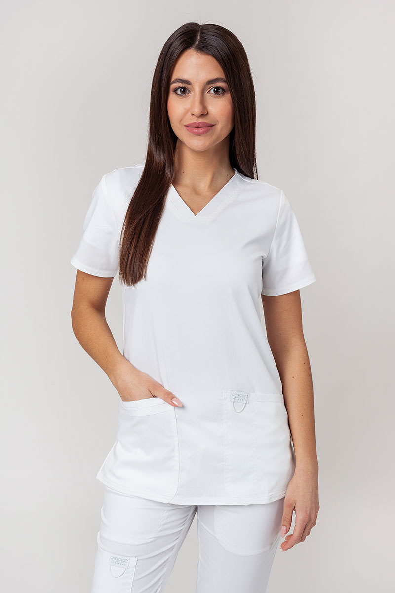 Bluza medyczna damska Cherokee Revolution Soft biała