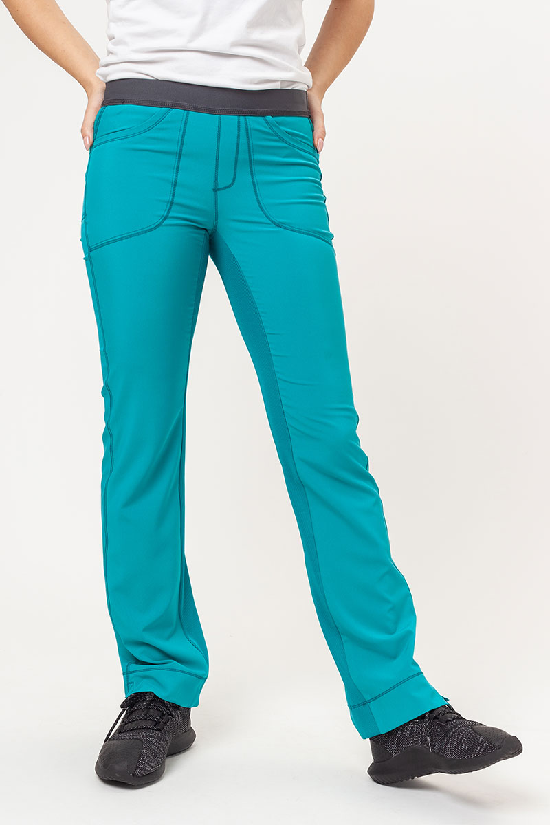 Spodnie medyczne damskie Cherokee Infinity Slim Pull-on morski błękit