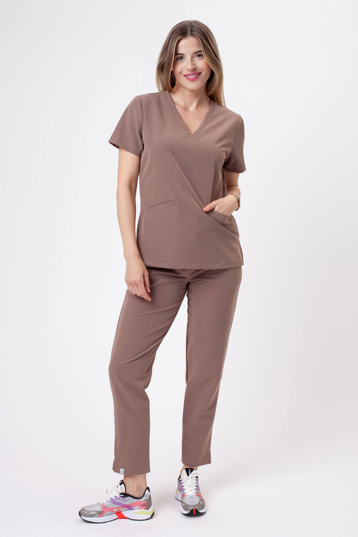 Komplet medyczny Sunrise Uniforms Premium Pride cappuccino