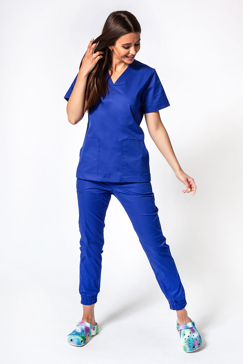 Komplet medyczny damski Sunrise Uniforms Active III (bluza Bloom, spodnie Air) granatowy