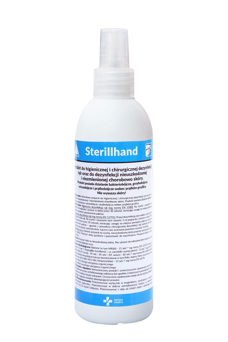 Płyn do dezynfekcji rąk i skóry Sterillhand 250ml