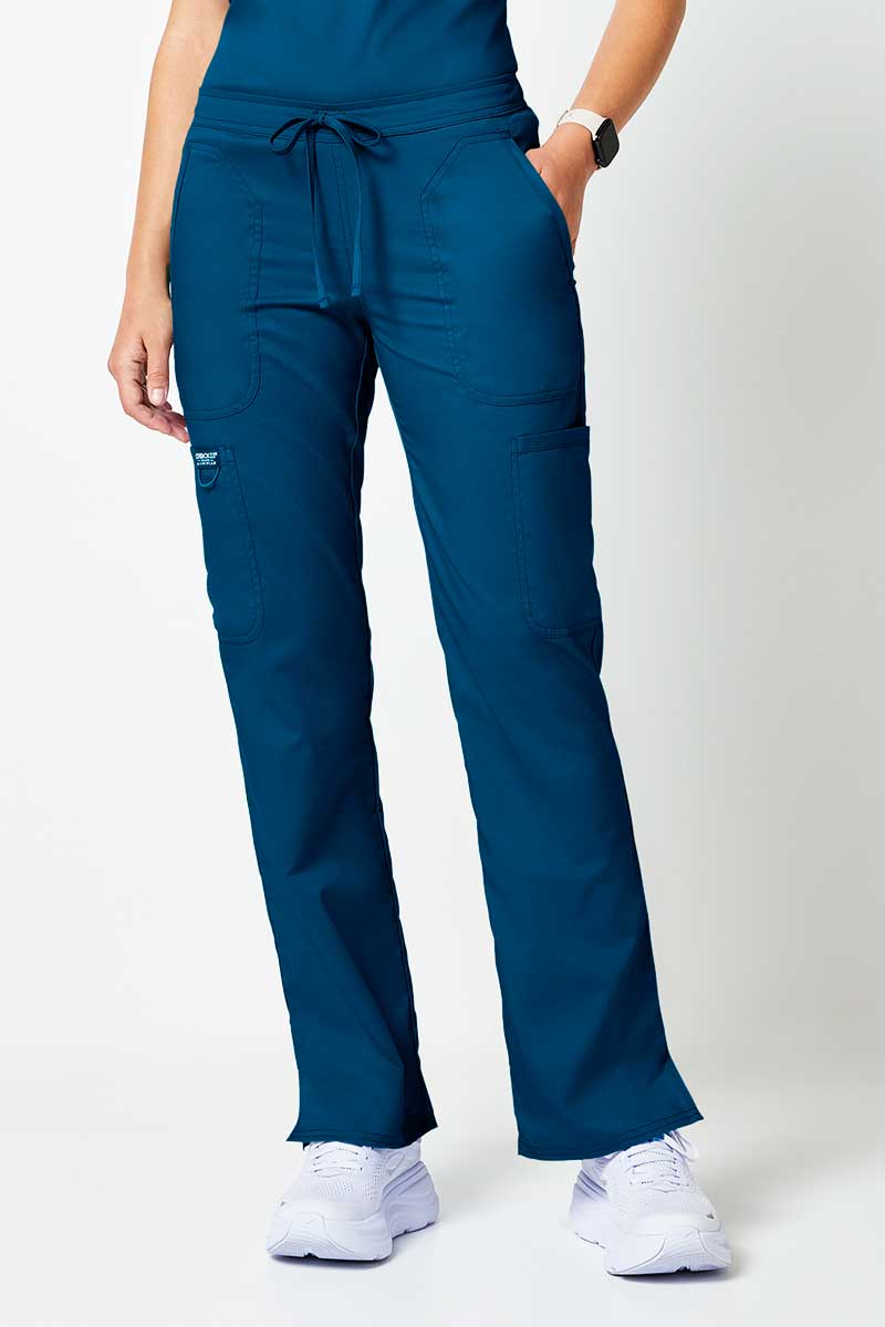 Spodnie medyczne damskie Cherokee Revolution Flare Leg karaibskie