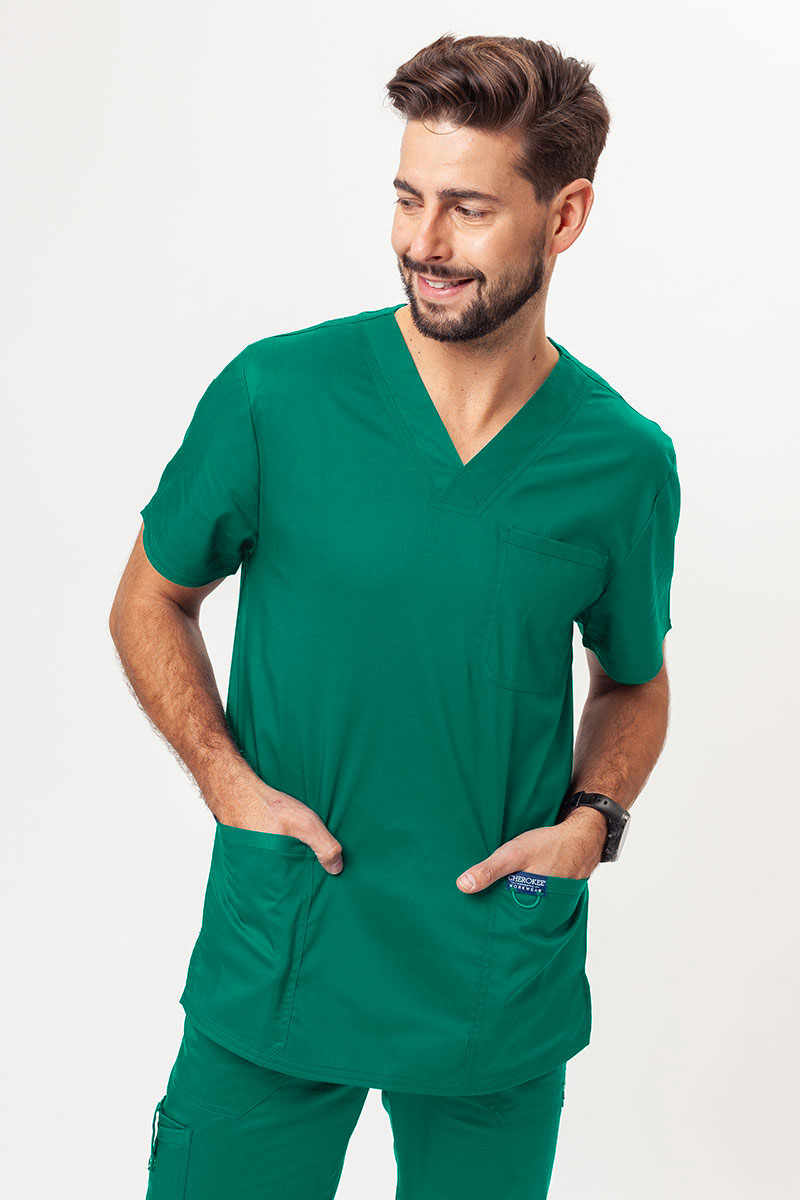 Bluza medyczna męska Cherokee Revolution V-neck Men zielona