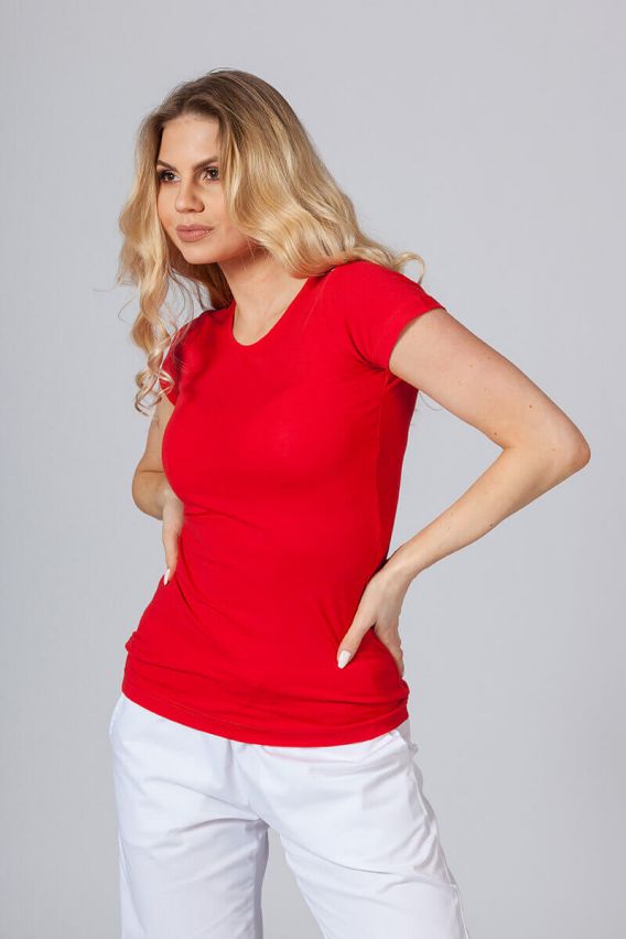Koszulka damska z krótkim rękawem Malfini Glance czerwona-1
