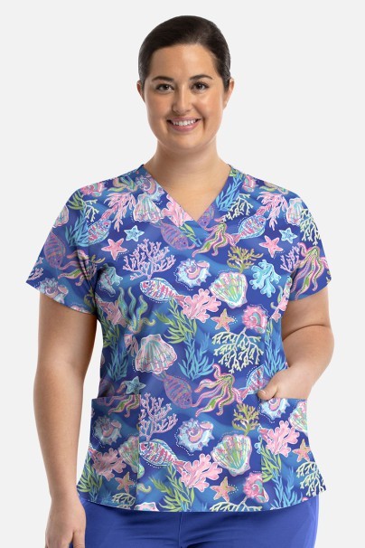 Kolorowa bluza damska Maevn Prints Summer Tides-1