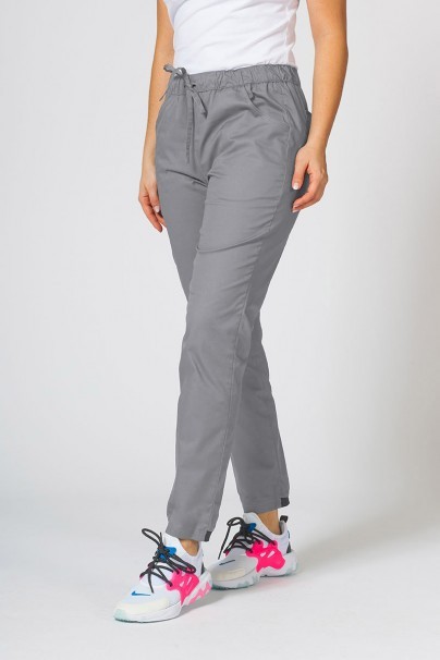 Spodnie medyczne damskie Sunrise Uniforms Active Loose popielate-1