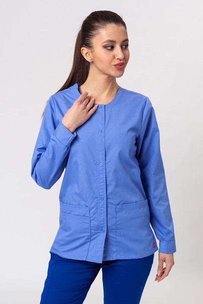 Bluza medyczna damska Maevn Red Panda Warm-up klasyczny błękit-1