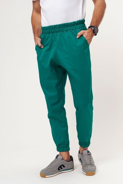 Spodnie medyczne męskie Sunrise Easy FRESH jogger zielone-1
