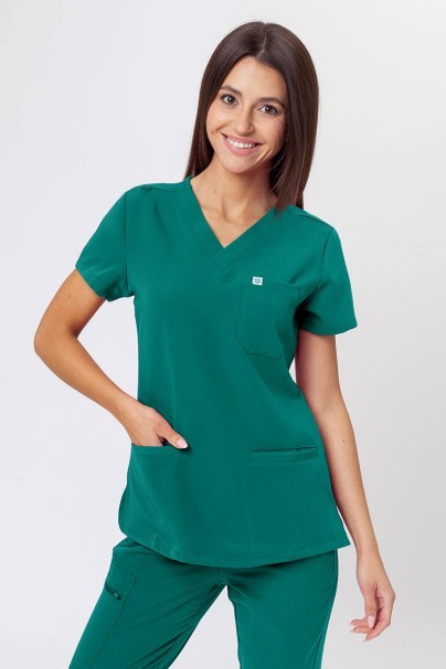 Bluza medyczna damska Uniforms World 518GTK™ Phillip On-Shift zielona-1