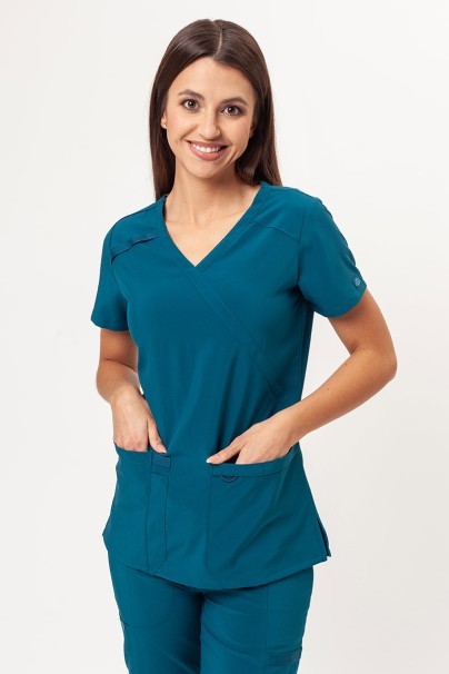 Bluza medyczna damska Dickies EDS Essentials Mock karaibski błękit-1