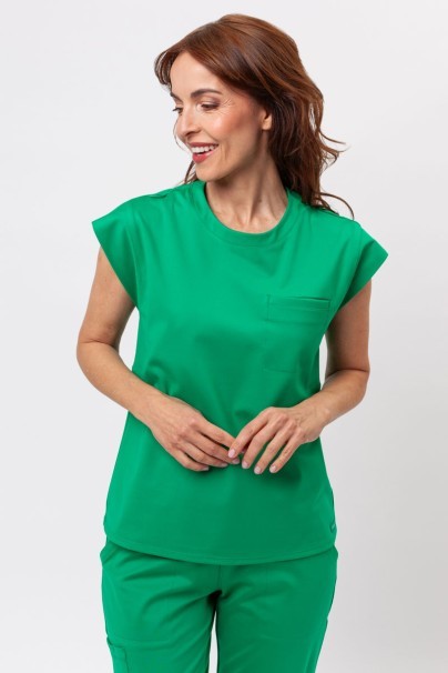 Bluza medyczna damska Cherokee Achieve Crew Neck zielona-1