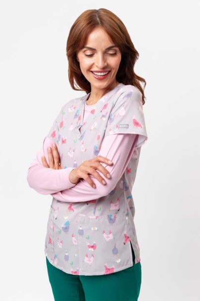 Kolorowa bluza damska Maevn Prints Hot Chicks-1