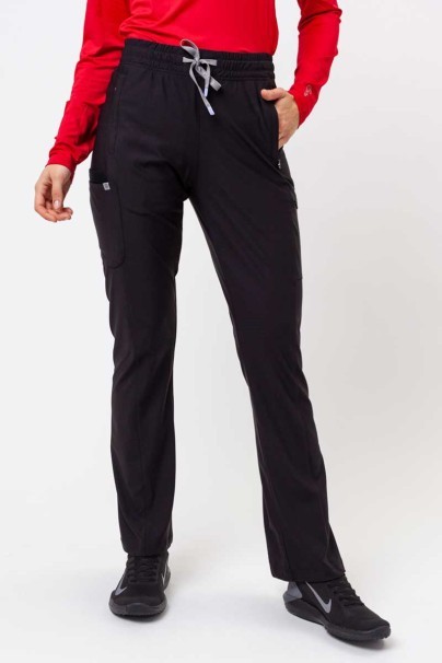 Spodnie medyczne damskie Maevn Embrace Nora czarne-1