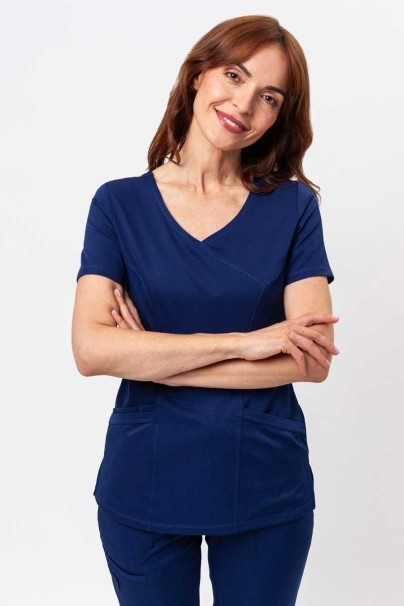 Bluza medyczna damska Healing Hands Madison ciemny granat-1