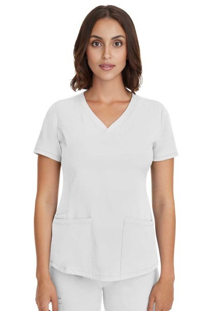 Bluza medyczna damska Healing Hands Monica V-neck biała-1