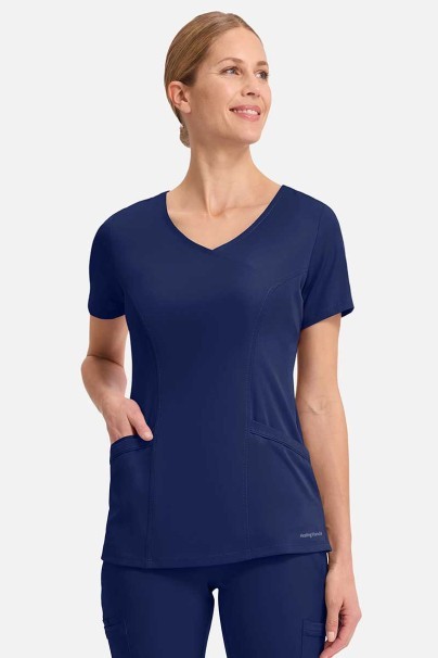 Bluza medyczna damska Healing Hands Madison ciemny granat-1