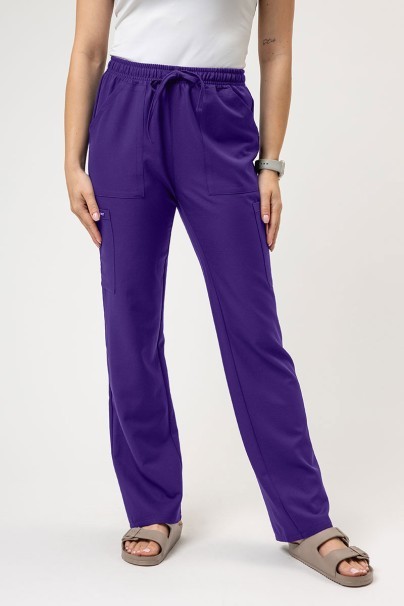 Spodnie medyczne damskie Cherokee Ultra Cargo fioletowe-1