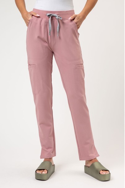 Spodnie medyczne damskie Uniforms World 518GTK™ Alivia pastelowy róż-1
