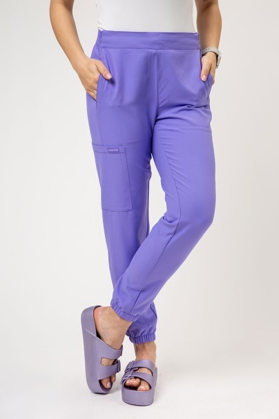 Spodnie medyczne damskie Cherokee Ultra jogger lawendowe-1